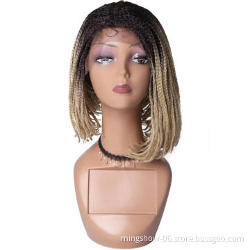 Ready to shp ombre blonde synthetic lace front wig heat resistant